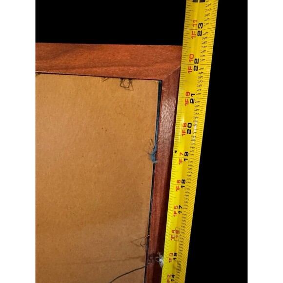 VTG 80s Tale of Peter Rabbit BIG Framed Wood Poster Nursery Mouse Wall Decor - Picture 4 of 9